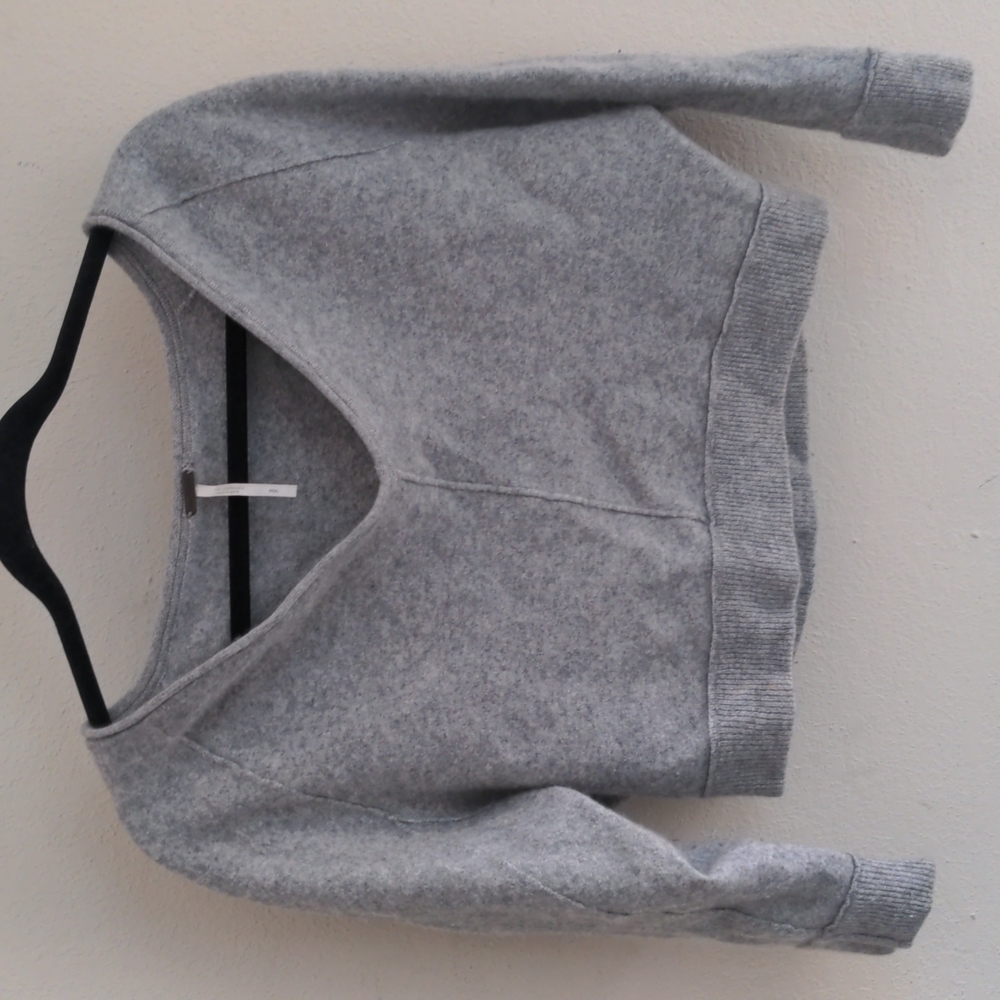 Free People Cashmere Silk Crop Sweater